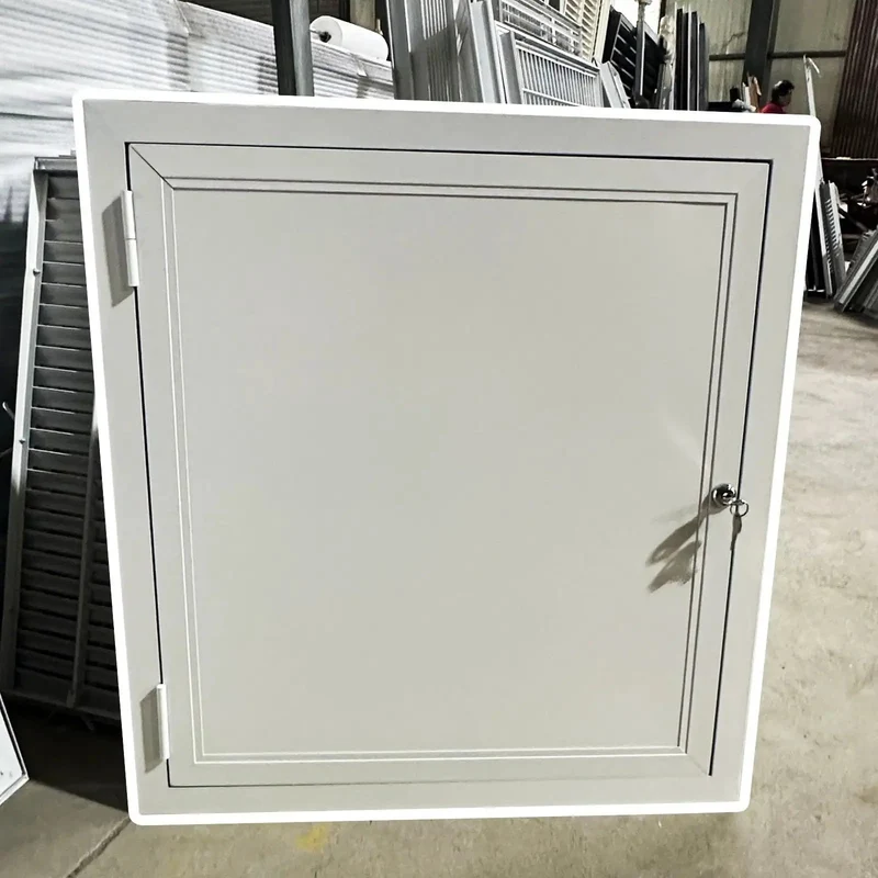 Dang Tough Waterproof Steel Access Panel For Interior Walls And Ceilings, Lockable Attic Hatch Cover With Slick Gliding Doors, No Hassle Maintenance Access